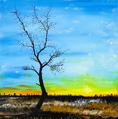 Loner di Daniel Urbaník, Pittura in vendita su Singulart
