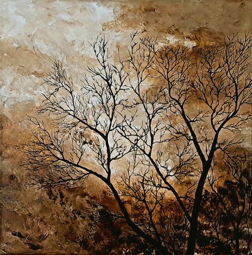 Brown landscape von Daniel Urbaník, Malerei kaufen auf Singulart