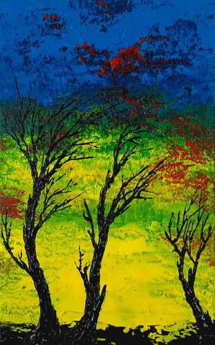 Morning winter 1 van Daniel Urbaník, Schilderij te koop op Singulart