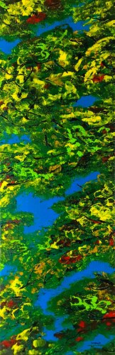 Colorful autumn 2 de Daniel Urbaník, Pintura a la venta en Singulart