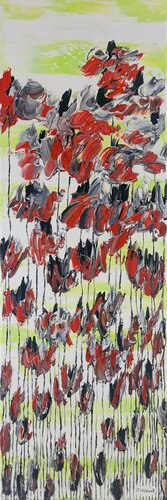 Poppy flowers 1 von Daniel Urbaník, Malerei kaufen auf Singulart