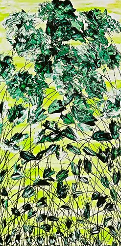 In the meadow di Daniel Urbaník, Pittura in vendita su Singulart
