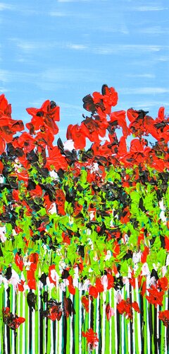 Meadow In Summer van Daniel Urbaník, Schilderij te koop op Singulart