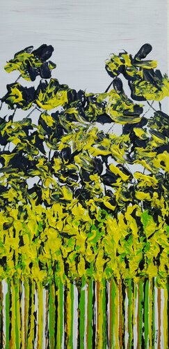 Meadow In Summer 5 di Daniel Urbaník, Pittura in vendita su Singulart
