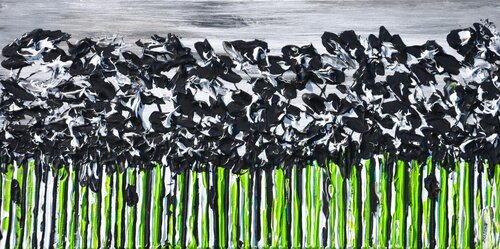 Meadow In Summer 8 van Daniel Urbaník, Schilderij te koop op Singulart