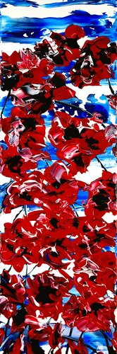 Poppy songs 6 von Daniel Urbaník, Malerei kaufen auf Singulart