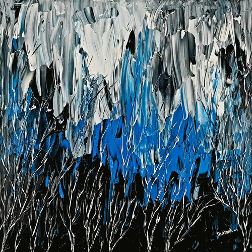 Storm In Blue van Daniel Urbaník, Schilderij te koop op Singulart