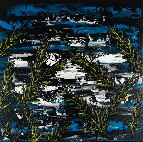 Dreams In The Grass di Daniel Urbaník, Pittura in vendita su Singulart