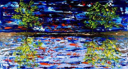 Donau The River von Daniel Urbaník, Malerei kaufen auf Singulart