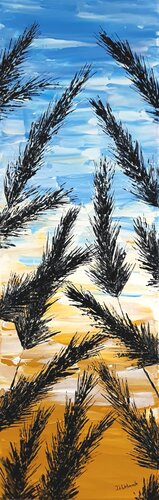 Dream In Grass 1 van Daniel Urbaník, Schilderij te koop op Singulart