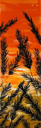 Dream In Grass 4 di Daniel Urbaník, Pittura in vendita su Singulart