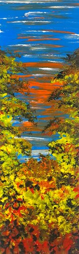 Autumn Wind par Daniel Urbaník, Peinture en vente sur Singulart