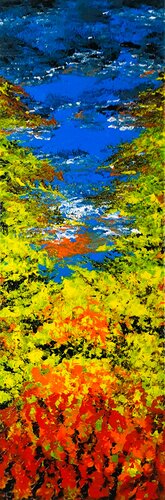 Blue Autumn Sky 2 de Daniel Urbaník, Pintura a la venta en Singulart