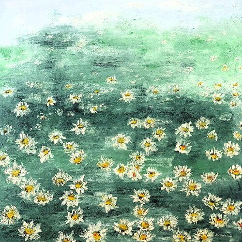 Daisies 2 de Daniel Urbaník, Pintura a la venta en Singulart