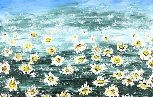 Daisies 1 de Daniel Urbaník, Pintura a la venta en Singulart