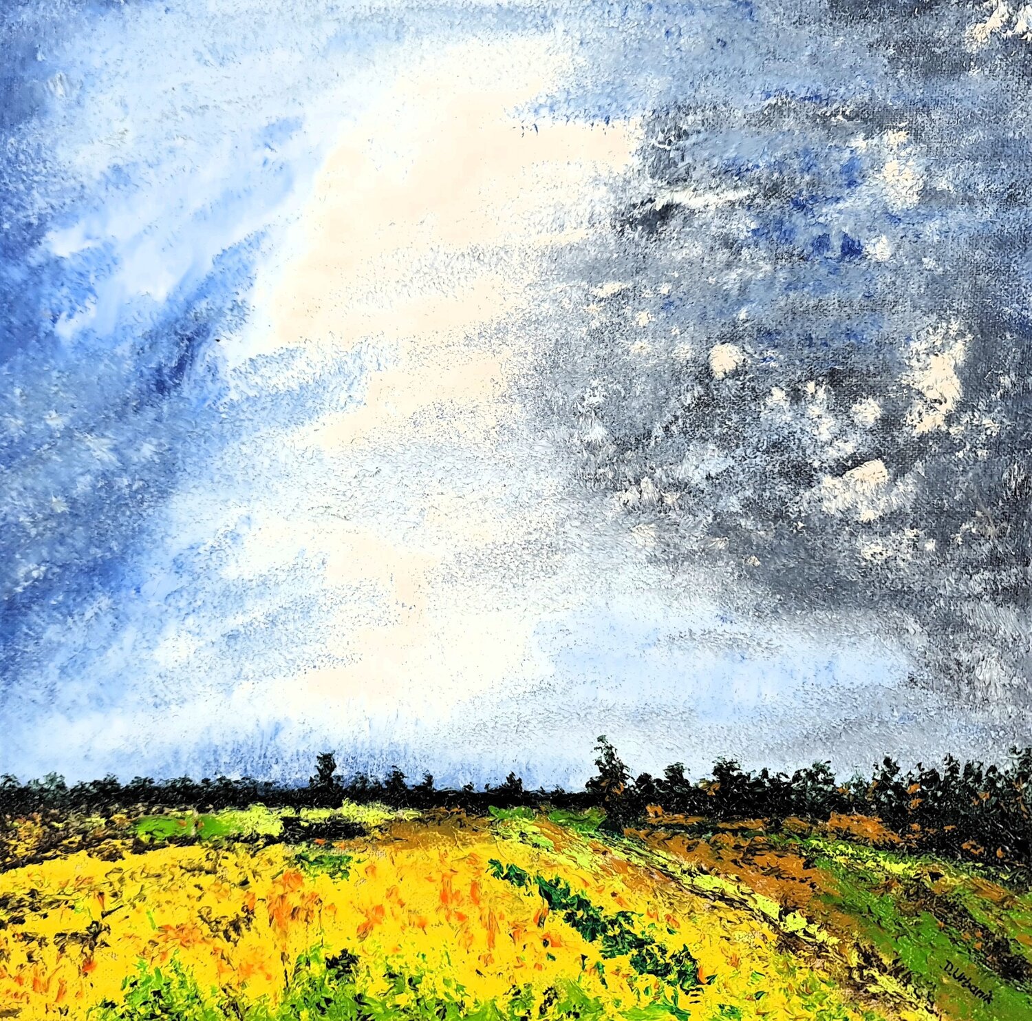 My Country Daniel Urbaník Peinture originale à vendre