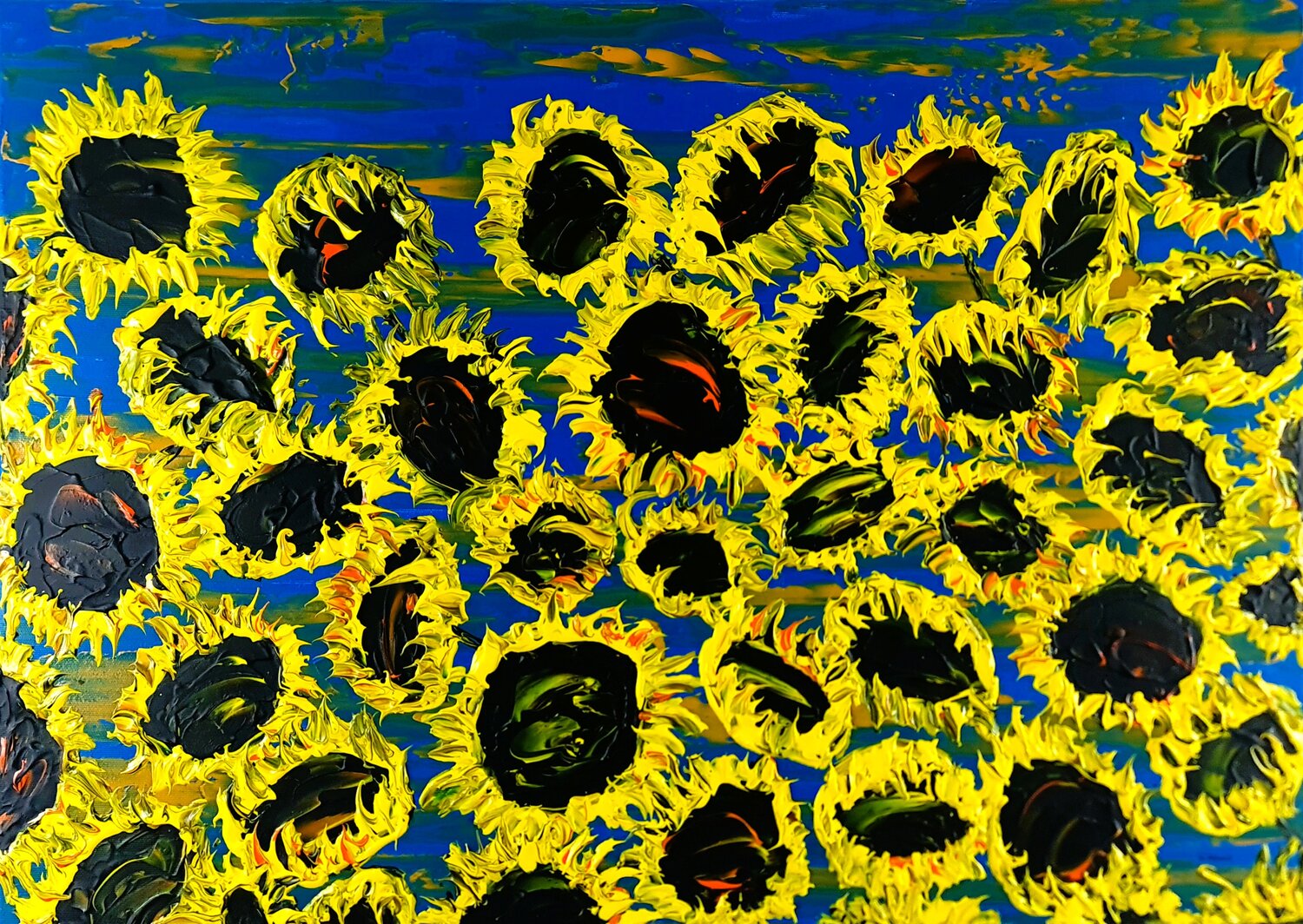 Blooming sunflowers 6 Daniel Urbaník