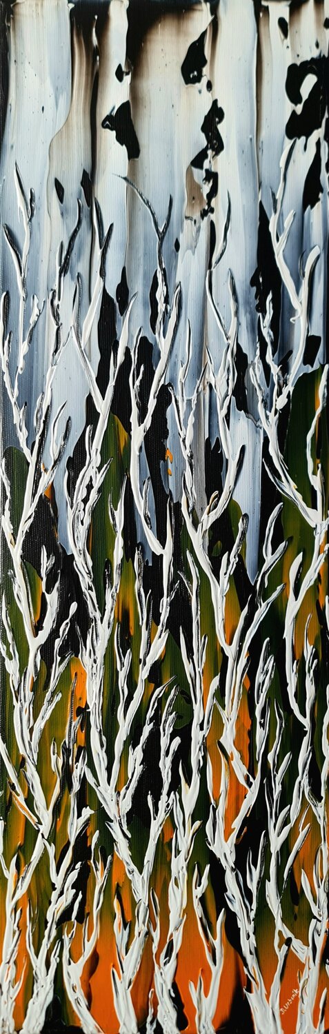 Birches In Storm 3 Daniel Urbaník