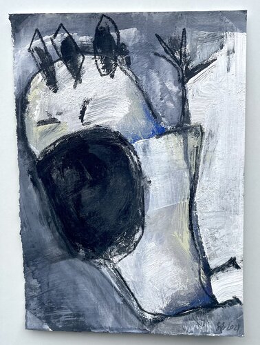 Nach einem langen Arbeitstag III van Silke Schwarzbach, Schilderij te koop op Singulart