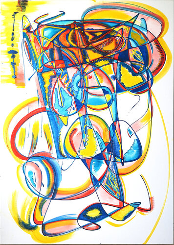 Follow the path van Annabelle EUGENIA, Schilderij te koop op Singulart