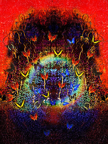 Kosmos der Schmetterlinge by Ebru Eruelkue, 사진 for Sale on Singulart