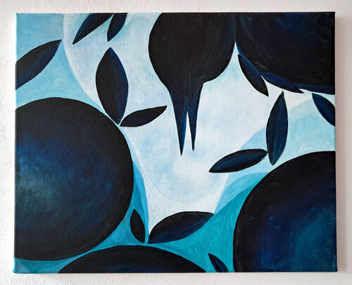 Nightingale di Ebru Eruelkue, Pittura in vendita su Singulart