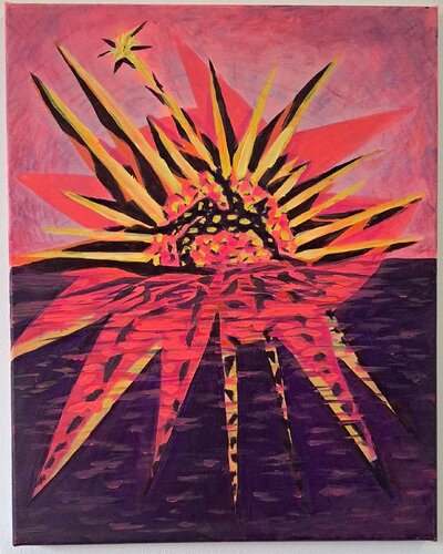 A star is born di Ebru Eruelkue, Pittura in vendita su Singulart