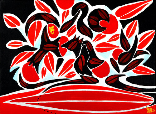 Kisses around de Ebru Eruelkue, Impresión a la venta en Singulart