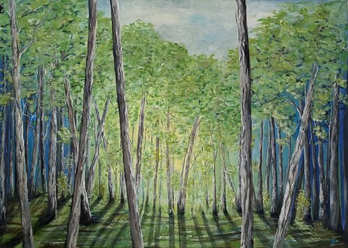 Early summer di Iris Leister, Pittura in vendita su Singulart