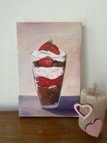 Erdbeer-Dessert de Iris Leister, Otros medios a la venta en Singulart