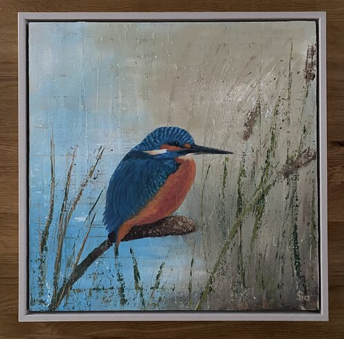 Eisvogel di Iris Leister, Pittura in vendita su Singulart