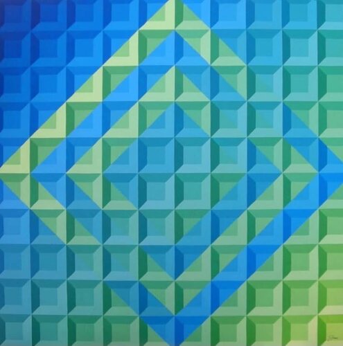 Raziocromatico 22 von Davide Danesi, Malerei kaufen auf Singulart