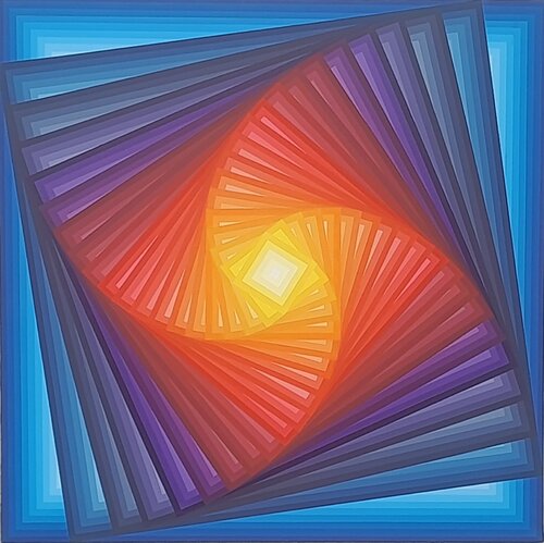 Sequenza Radiale 01 von Davide Danesi, Malerei kaufen auf Singulart