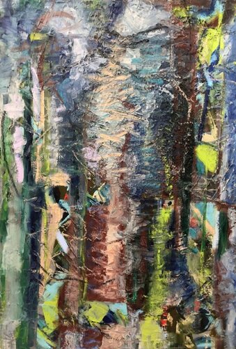 Chromatic Tension van Denise Carvalho, Schilderij te koop op Singulart