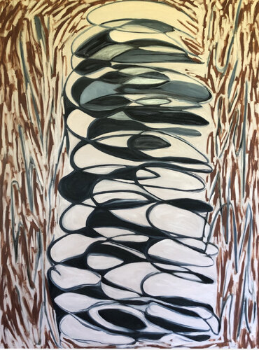 Tower Shrub de Denise Carvalho, Pintura a la venta en Singulart
