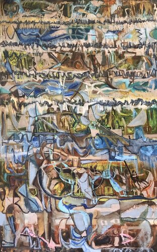 Download from a Mummy van Denise Carvalho, Schilderij te koop op Singulart