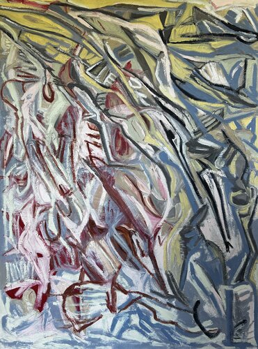 Nature excels while words crumble di Denise Carvalho, Pittura in vendita su Singulart