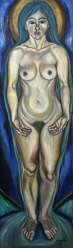 Woman 3 (1991) van Denise Carvalho, Schilderij te koop op Singulart