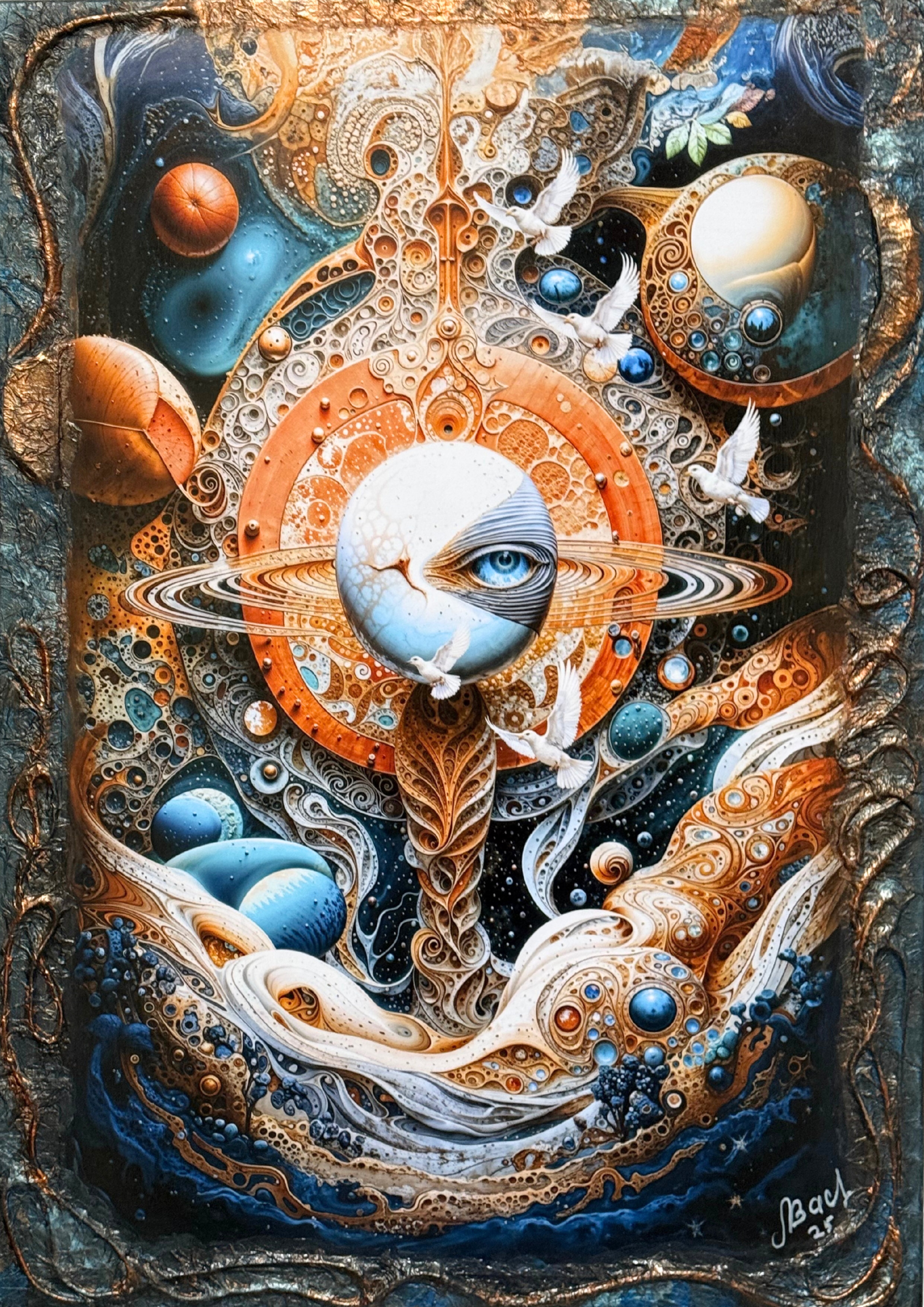 Thema saturn Gemälde