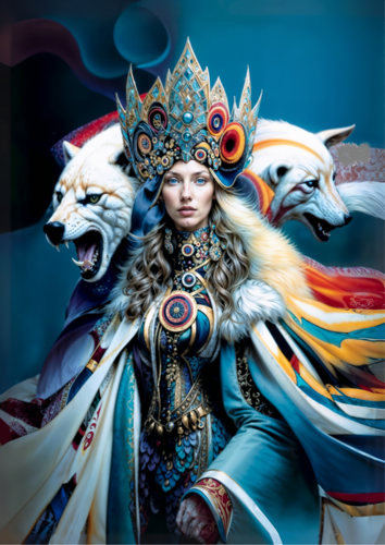 "Shards of the Polar Storm" de Elena Vasilyeva, Digital a la venta en Singulart