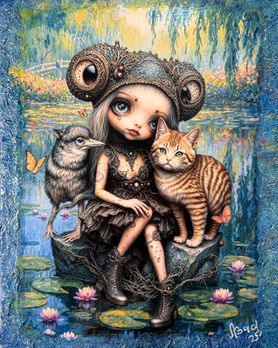 Whisper of the Marsh Star von Elena Vasilyeva, Malerei kaufen auf Singulart