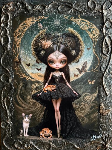 “Guardian of Quiet Worlds” de Elena Vasilyeva, Pintura a la venta en Singulart