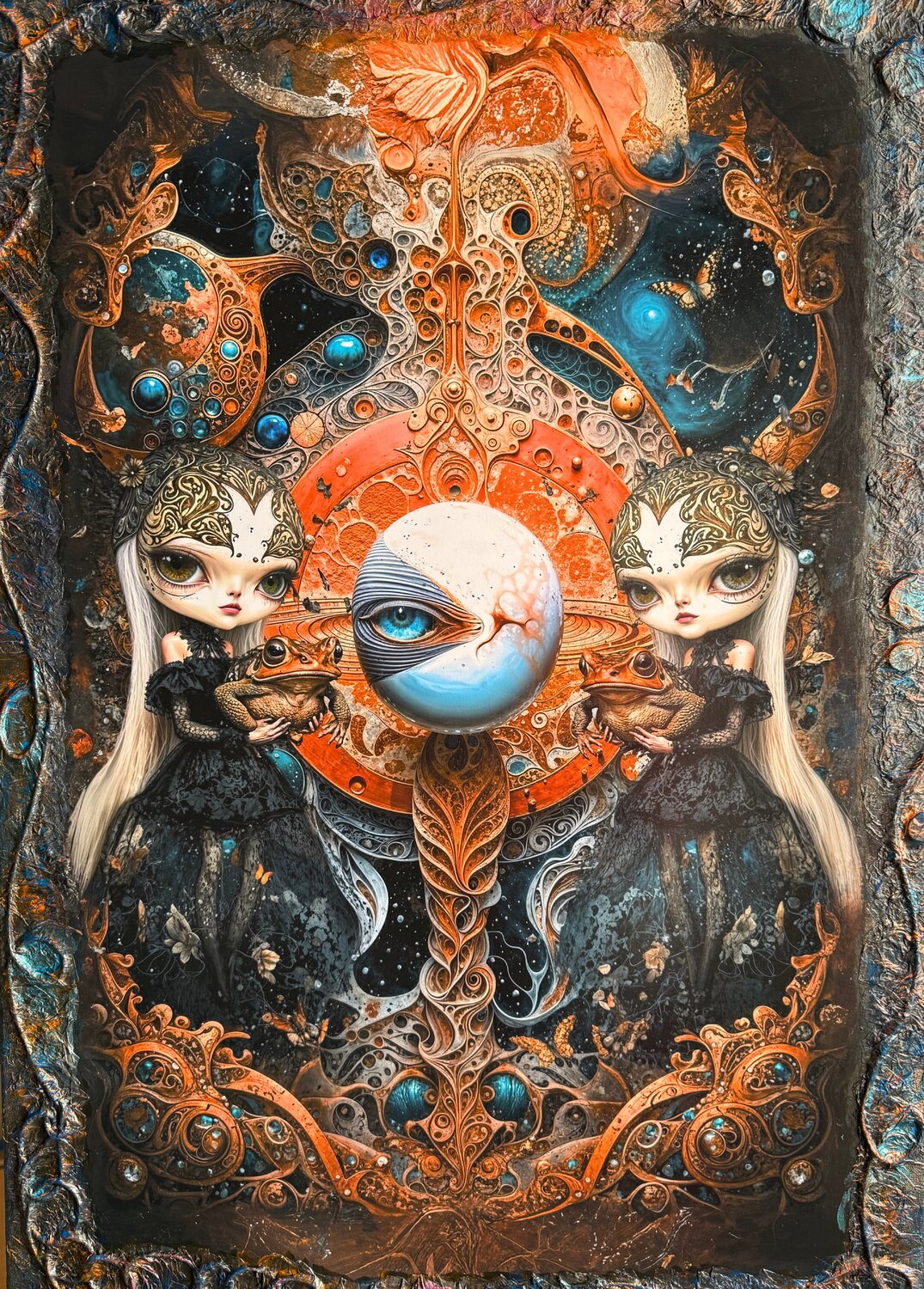 Dialogues with Eternity. Guardians of Mirrored Knowledge Elena Vasilyeva Originalgemälde zu verkaufen