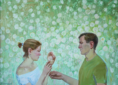 The Fragility of Time. von Karina Voloshko, Malerei kaufen auf Singulart