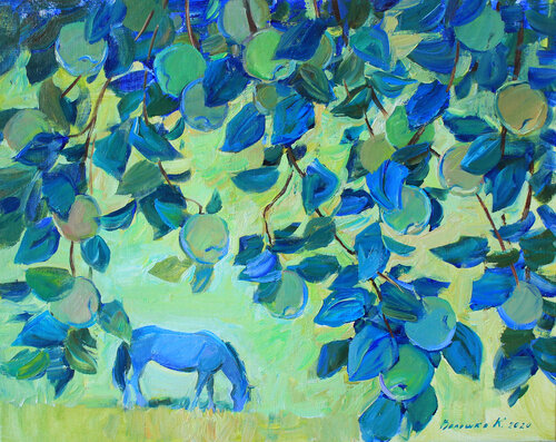 In the Garden di Karina Voloshko, Pittura in vendita su Singulart