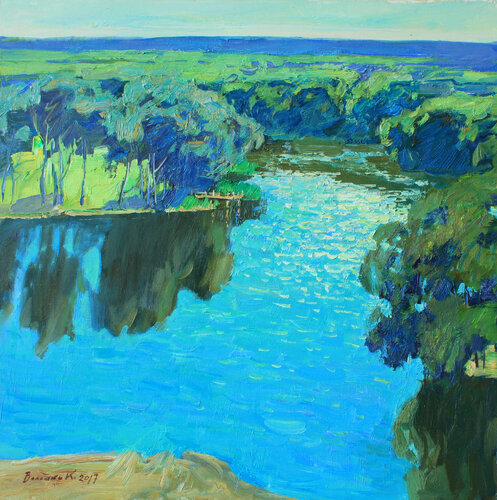 The Cossack Mountain. di Karina Voloshko, Pittura in vendita su Singulart