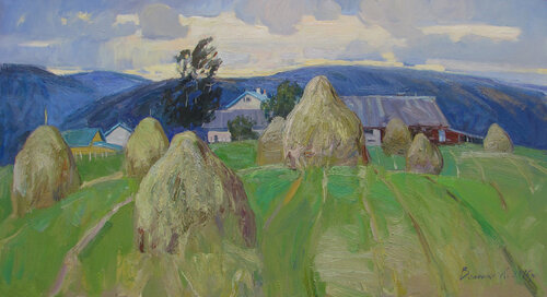 The Mowings. di Karina Voloshko, Pittura in vendita su Singulart