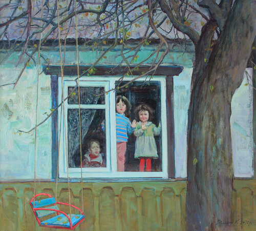 Mama Came… van Karina Voloshko, Schilderij te koop op Singulart