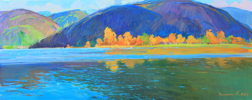 Colorful Autumn di Karina Voloshko, Pittura in vendita su Singulart