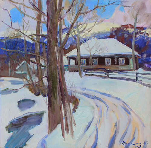 The Morning of a Sunny Day. di Karina Voloshko, Pittura in vendita su Singulart